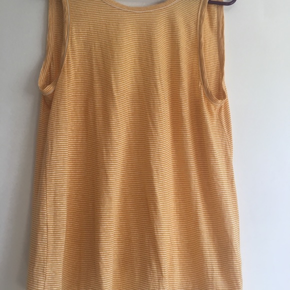 RAG & BONE marigold striped linen Ryder top - Picture 4 of 8